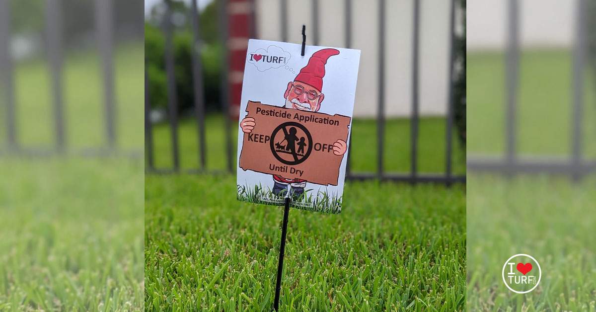APL Pest Control Posting Sign with GNome